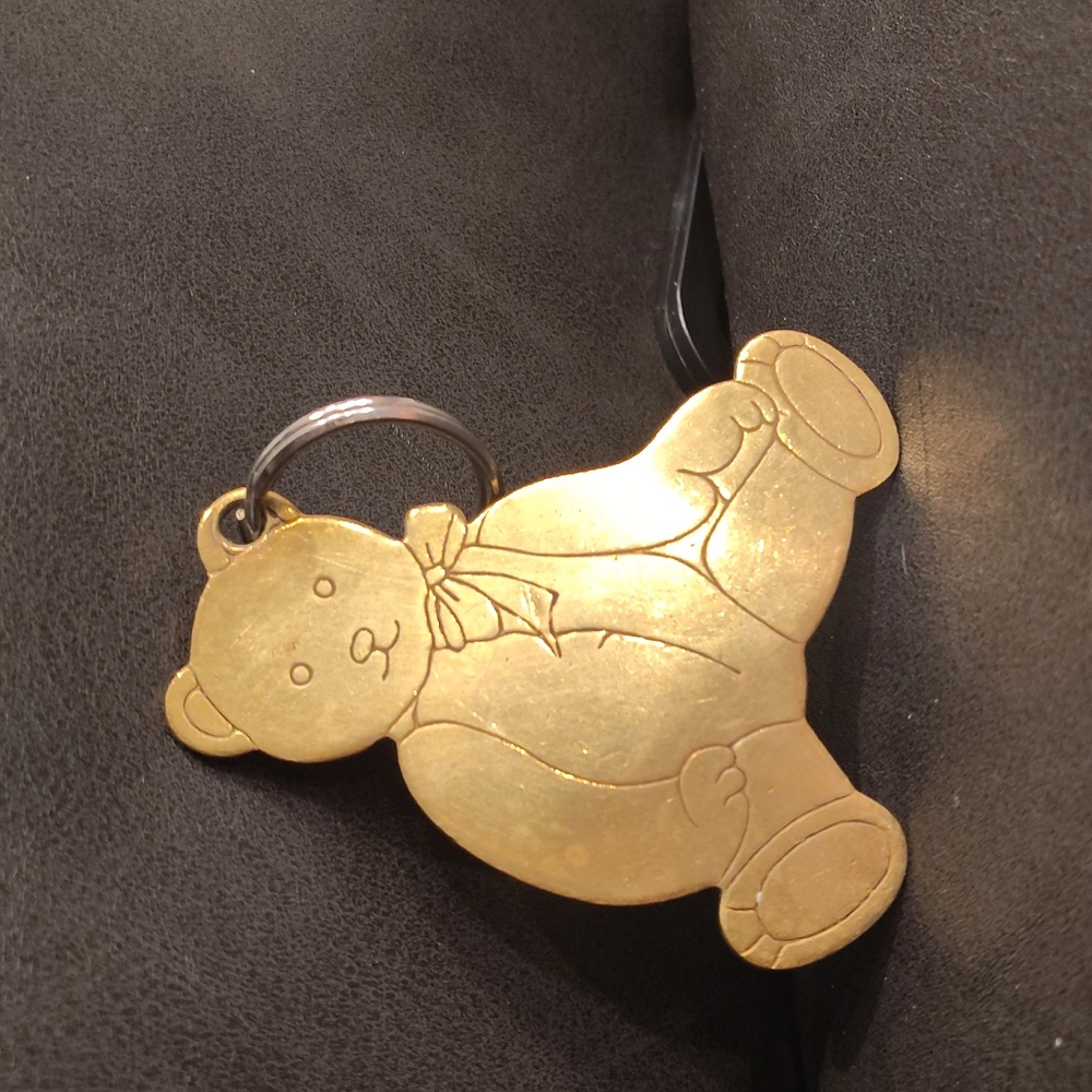 Gordon Fraser Brass Bear Key Chain